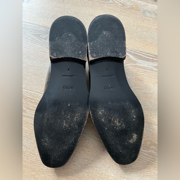 HUGO by Hugo Boss Black Evening Patent Slip On Loafers